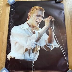 Vintage DAVID BOWIE Poster: The Return of the Thin White Duke!!
